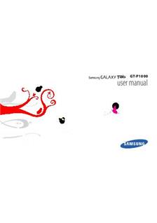 Samsung Galaxy Tab (3G Wifi) manual. Smartphone Instructions.